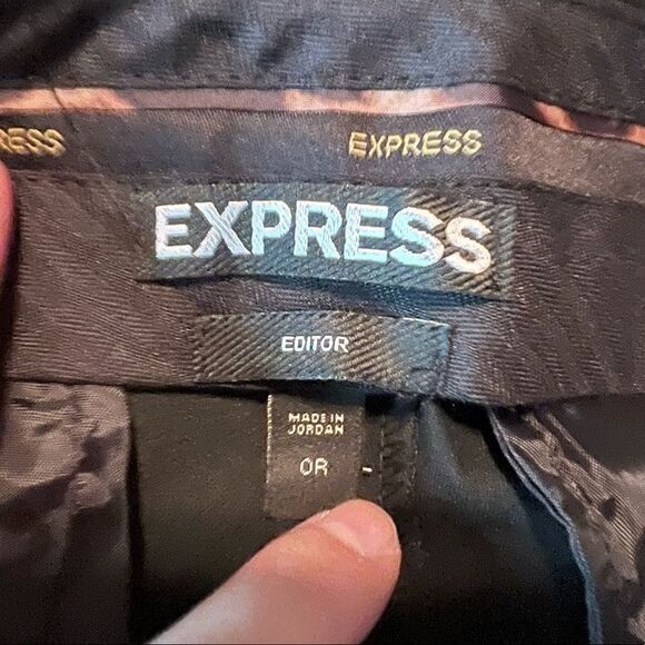 NWT! Express black editor pants‎ - Picture 3 of 12